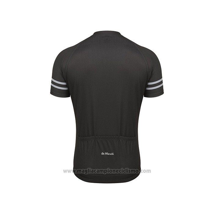 2021 Abbigliamento Ciclismo De Marchi Nero Manica Corta e Salopette